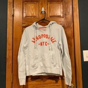 Light Blue Aeropostale Hoodie